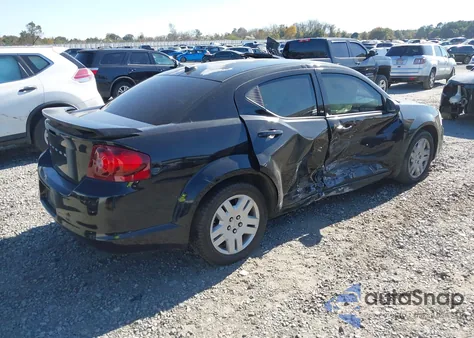 2013 Dodge Avenger Se from USA, damaged, VIN 1C3CDZAB0DN767138